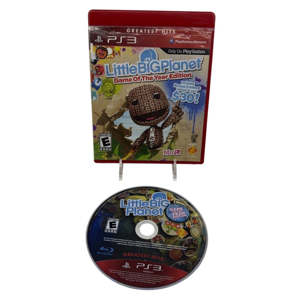 LittleBigPlanet Game Of The Year Edition PS3 Not for Resale - Tested & Working